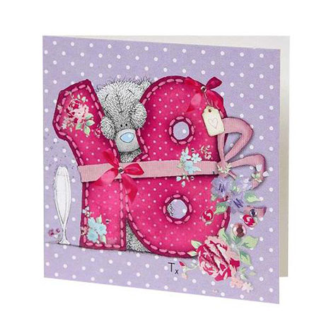 18th Birthday Me to You Bear Gift Tag £0.40